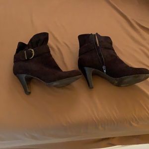 Brown Heeled Boots